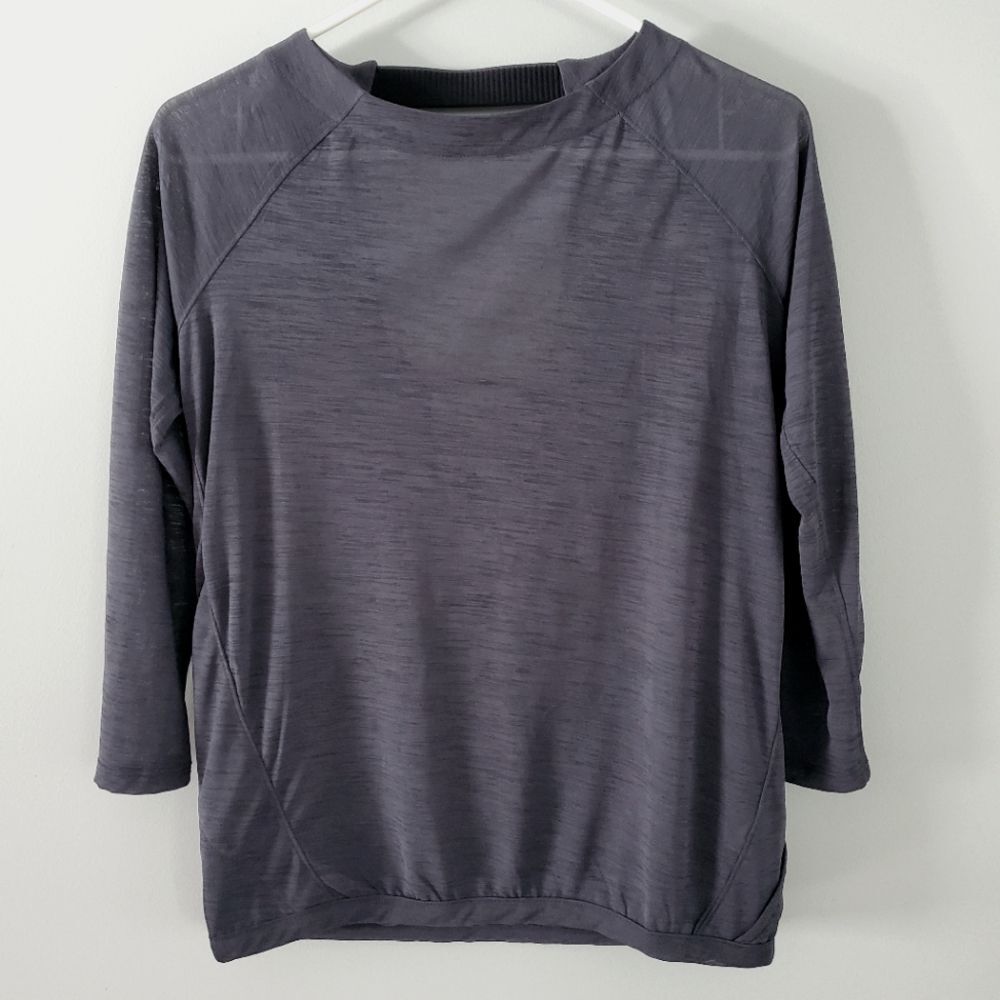 Athleta Clarity Sheer Crossover Open-Back Top Size XS